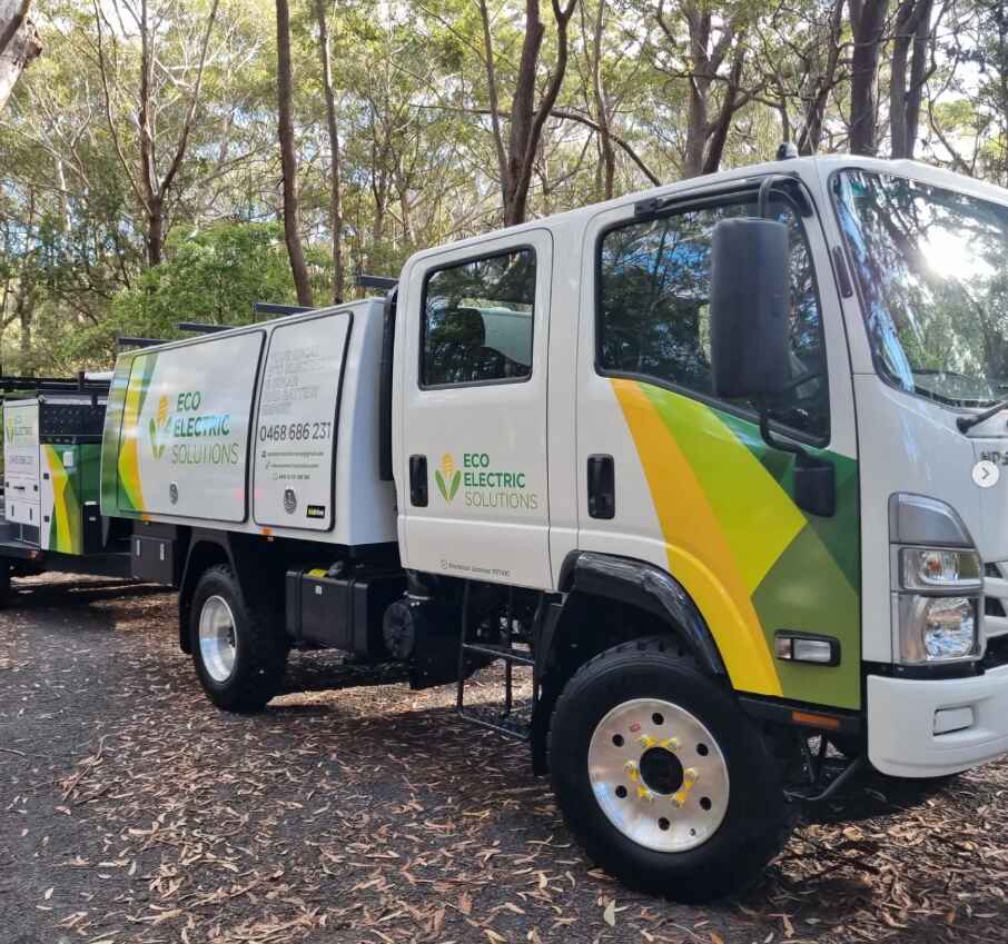 Eco Electric Solutions service vehicle in Sydney